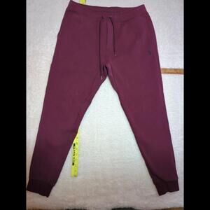 Polo Ralph Lauren Fleece Jogger/Sweat Pant Active Wear Pants Medium Burgundy
